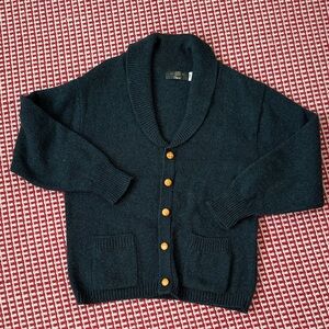 Vintage Orvis Green Knit Sweater